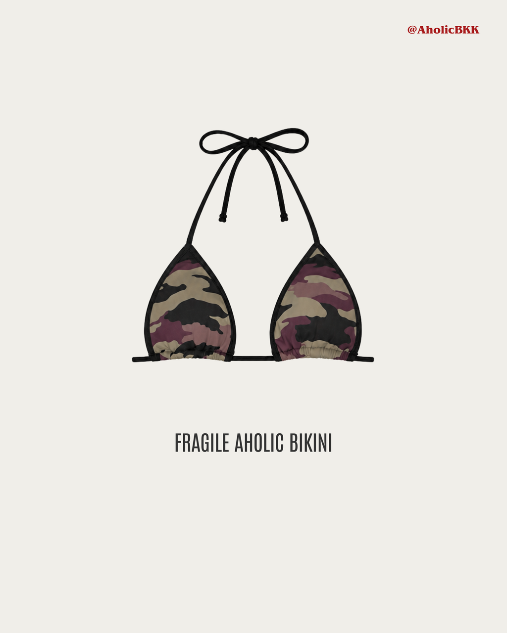 Swimwear | "FRAGILE AHOLIC BIKINI"