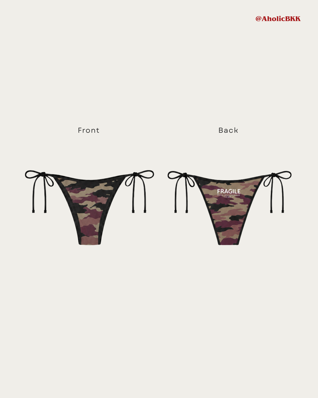 Swimwear | "FRAGILE AHOLIC BIKINI"