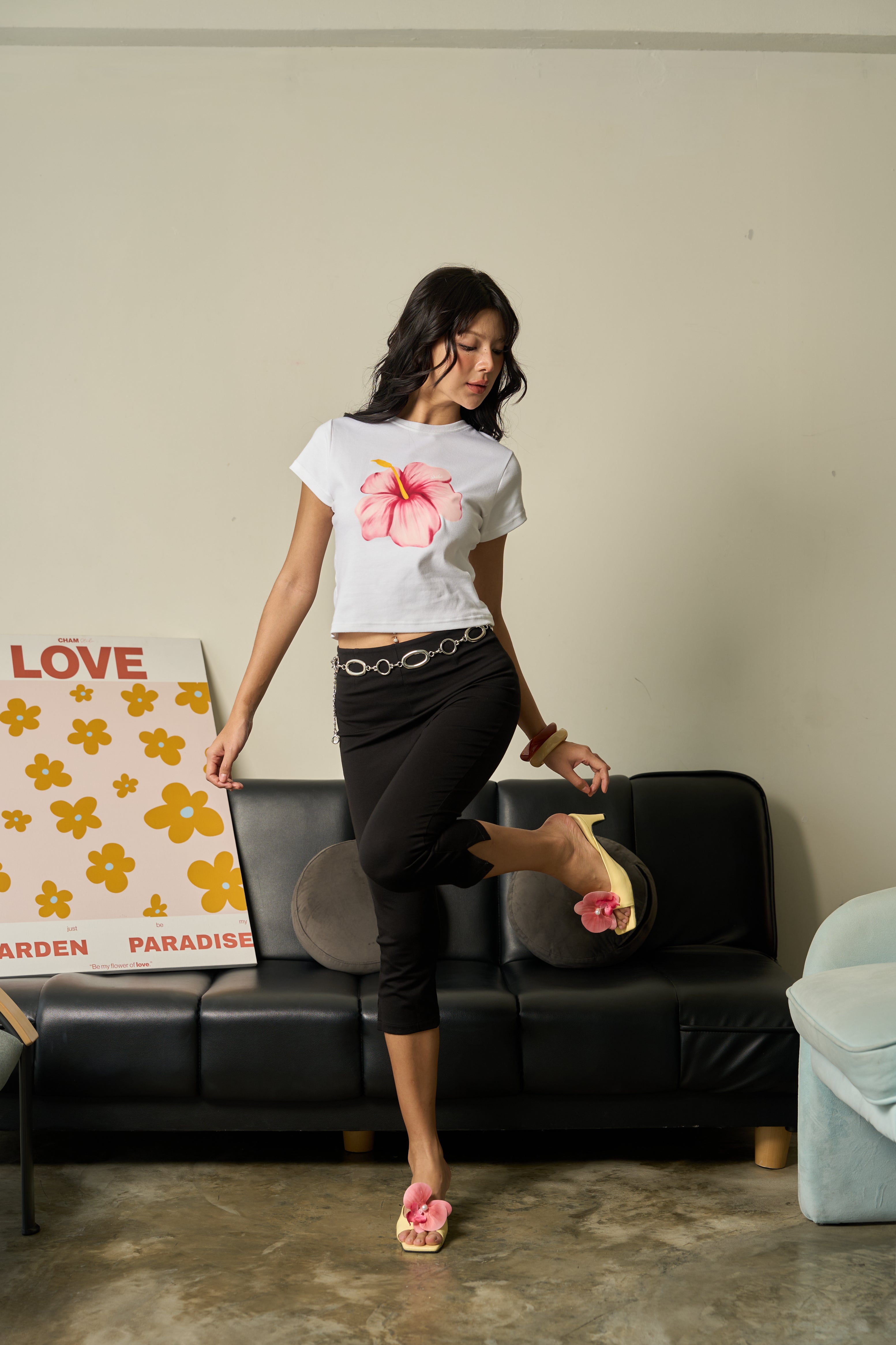 BabyTee | “BABY TEE SHOE FLOWER"