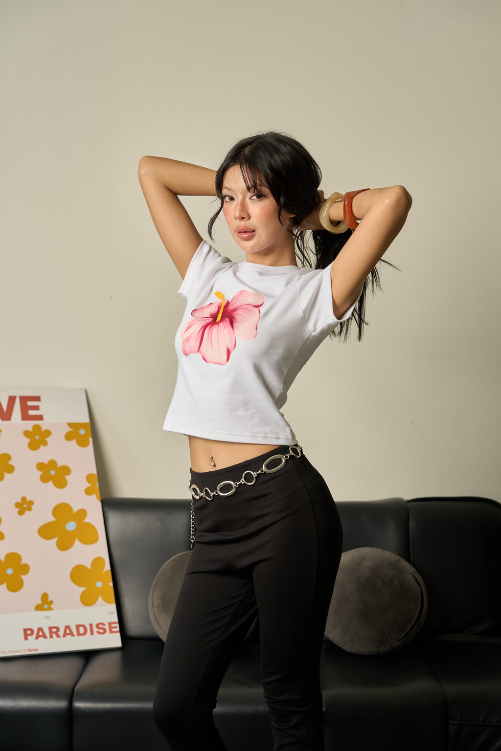 BabyTee | “BABY TEE SHOE FLOWER"
