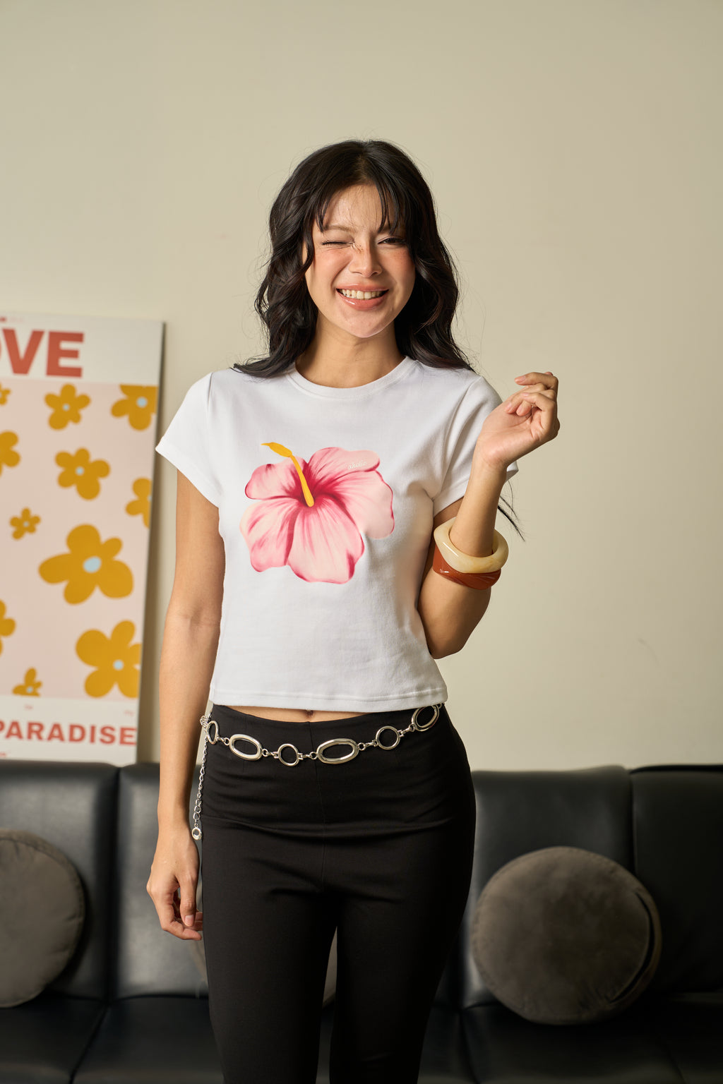 BabyTee | “BABY TEE SHOE FLOWER"