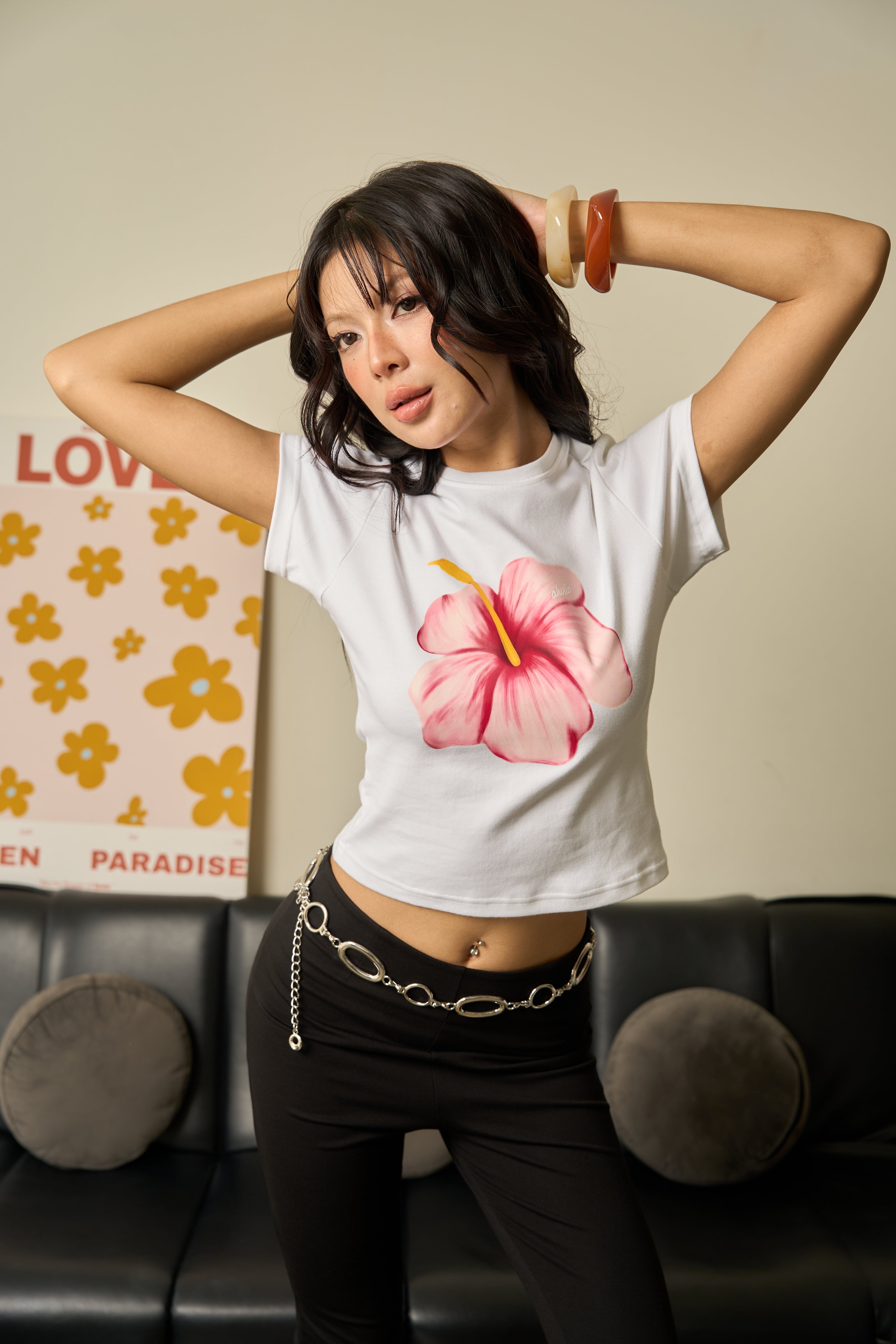 BabyTee | “BABY TEE SHOE FLOWER"