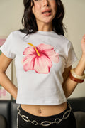 BabyTee | “BABY TEE SHOE FLOWER"