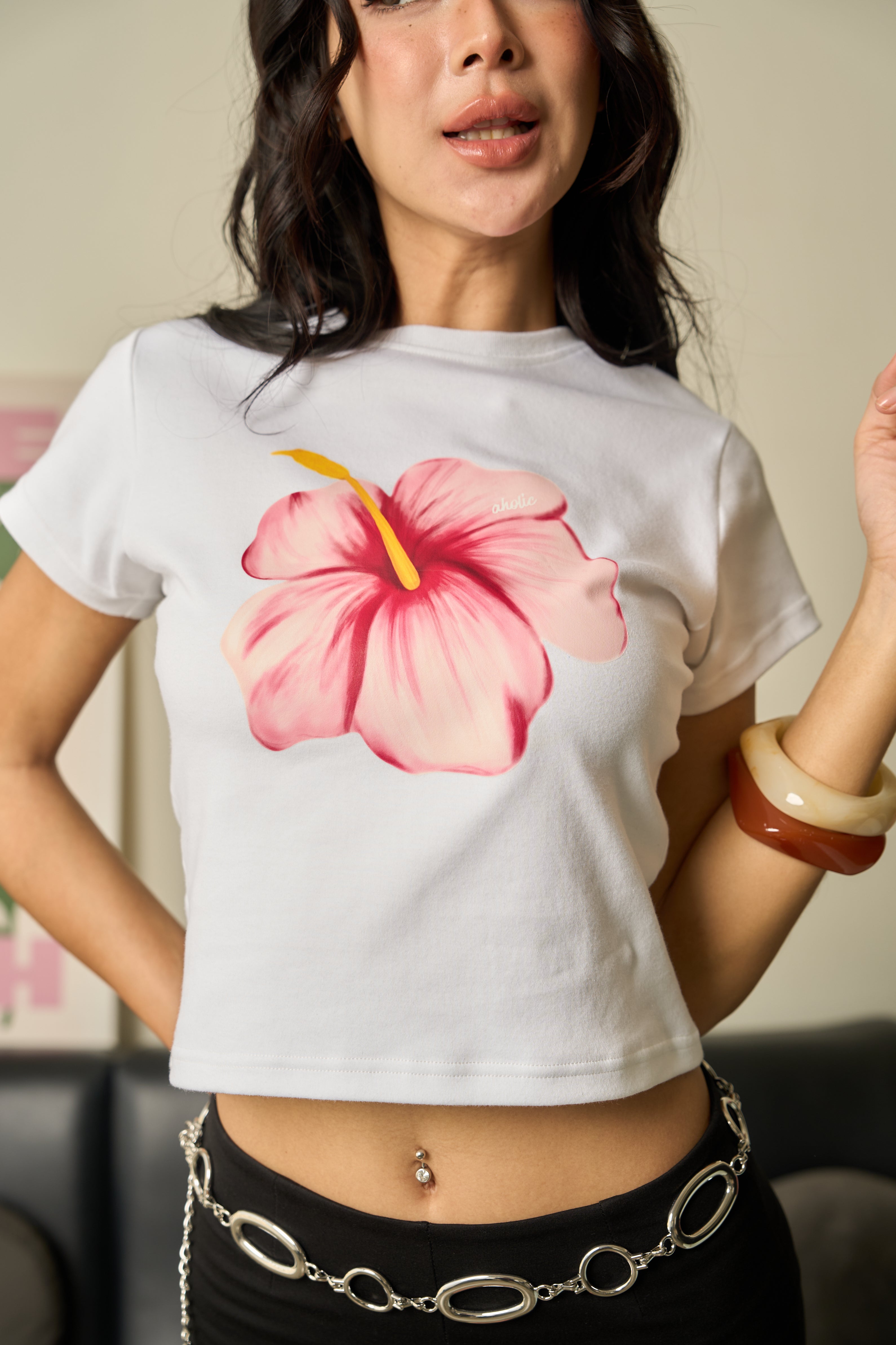 BabyTee | “BABY TEE SHOE FLOWER"